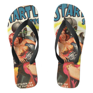 Cooles Comic-Muster Flip Flops