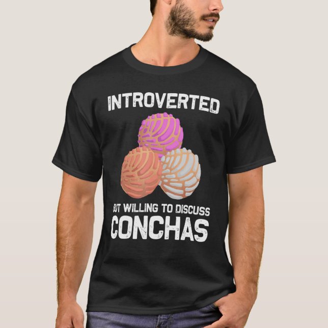 Cooles Concha für Männer Frauen Pan Dulce Lateinis T-Shirt (Vorderseite)