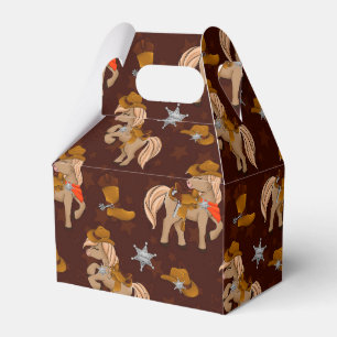 cooles Cowboy-Sheriff Geschenkschachtel