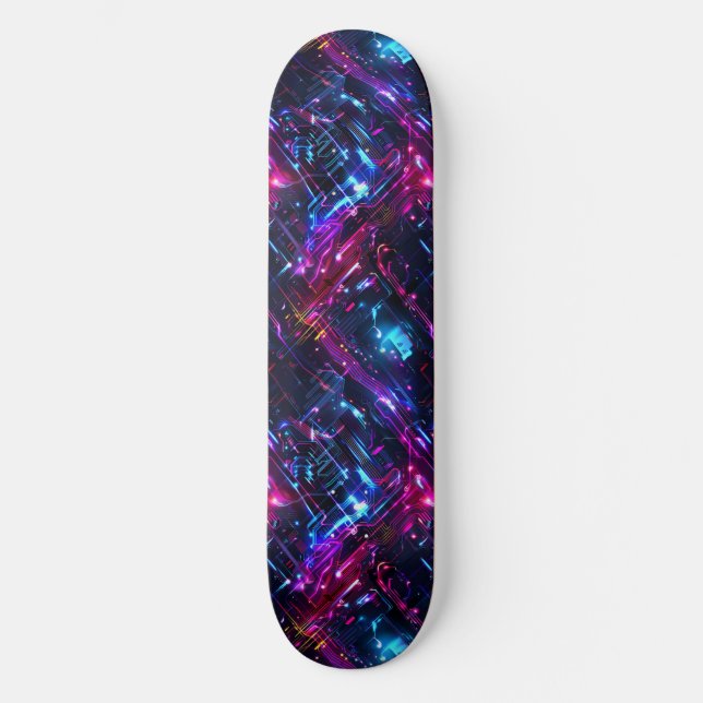 Cooles Cyberpunk Anime - japanisches Skateboard (Vorderseite)