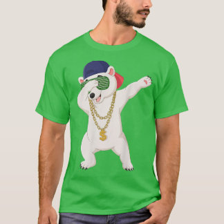 Cooles Dabbing Polar Bear Wear Sonnenbrille Ha T-Shirt