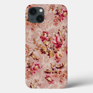 Cooles Damastmuster Blumenmuster Rosa Blumenmuster Case-Mate iPhone Hülle