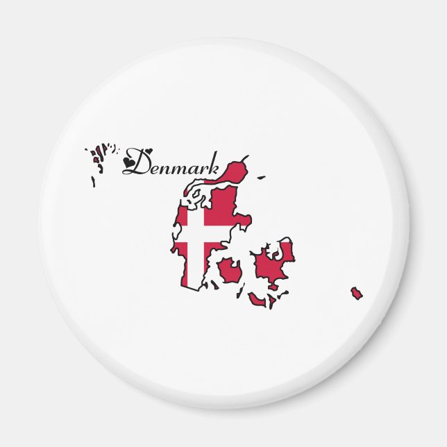 Cooles Dänemark Magnet (Vorne)