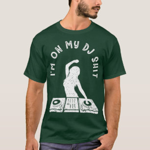 Cooles Deejay Image Disk Jockey Meme Mixer Headset T-Shirt