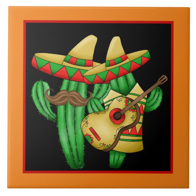 cooles Dekor im Südwesten Fliese (Vorderseite)