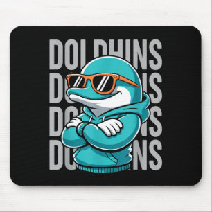 Cooles Delfin-Geschenk für Männer Frauen Jungen Mä Mousepad
