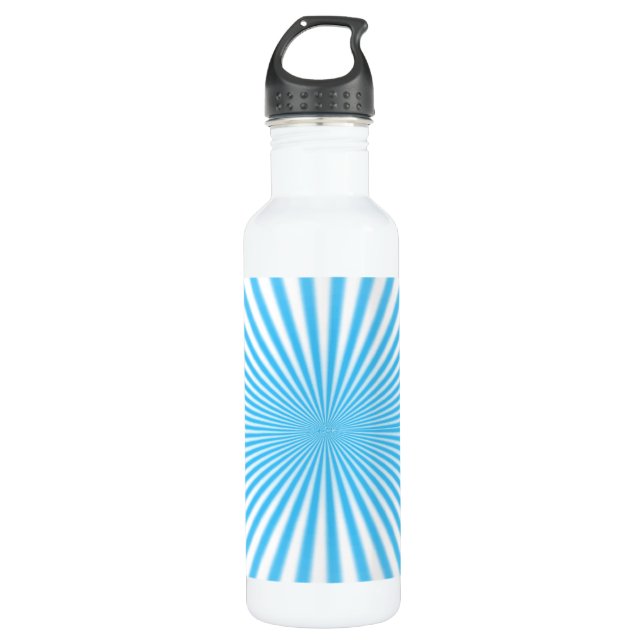 cooles Design aus blauem Starbor Edelstahlflasche (Vorderseite)