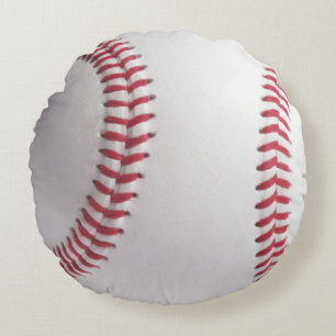Cooles Design Baseball Sport Ball Texturmuster Rundes Kissen