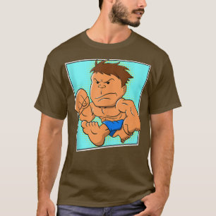 Cooles Design für Bodybuilder und Comic-Lüfter T-Shirt