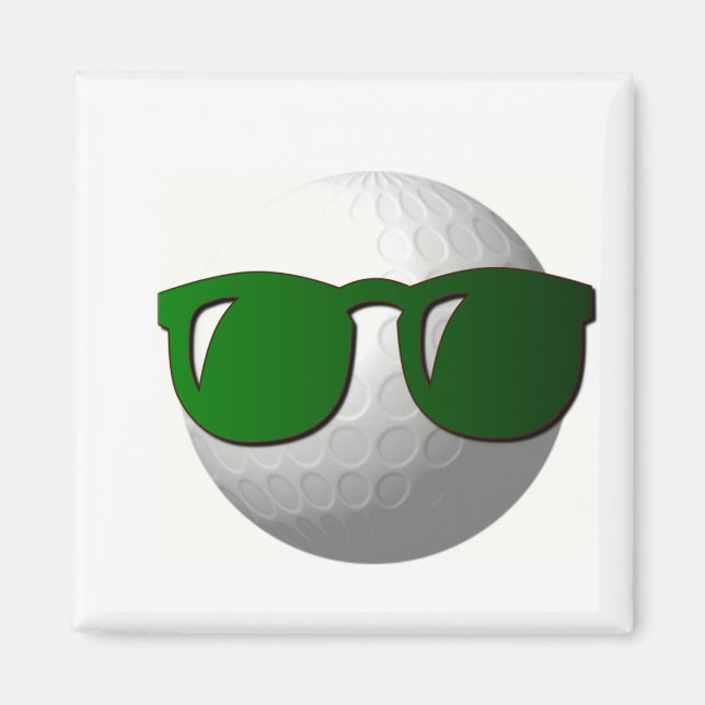 Cooles Design für den Golfball Magnet (Vorne)