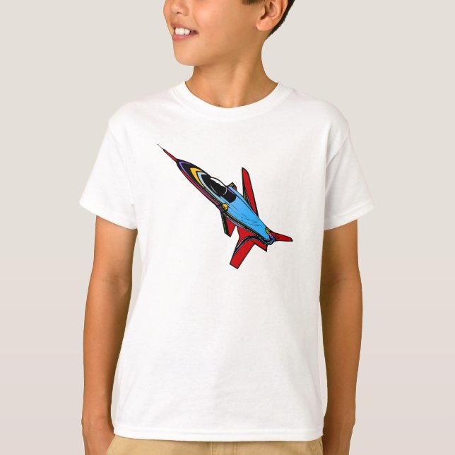 Cooles Design für Jet-Fighter für alle T-Shirt (Vorderseite)