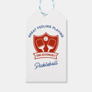 Cooles Design von Pickleball Geschenkanhänger