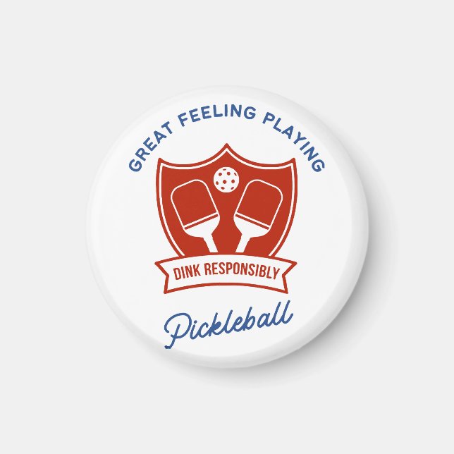 Cooles Design von Pickleball Magnet (Vorne)