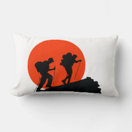 cooles Designerkissen beim Wandern in der Liebe Lendenkissen