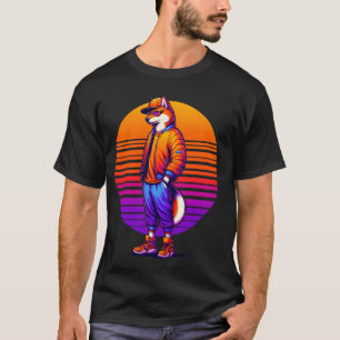 Cooles Dingo Modernes Urbanes Restaurant T-Shirt
