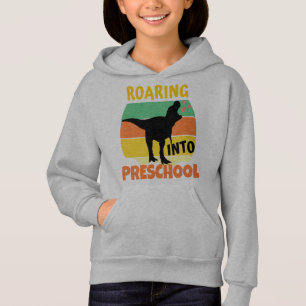 COOLES DINOSAUR - VERBRINGEN IN PRESCHOOL HOODIE