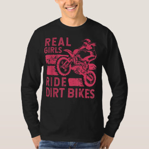 Cooles Dirt Bike für Frauen Motocross Biker Rac T-Shirt