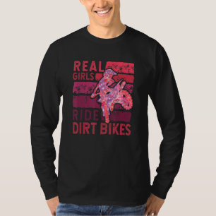 Cooles Dirt Bike für Frauen Motocross Biker Rac T-Shirt