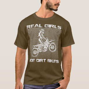 Cooles Dirt Bike für Frauen Motocross Biker Rac T-Shirt