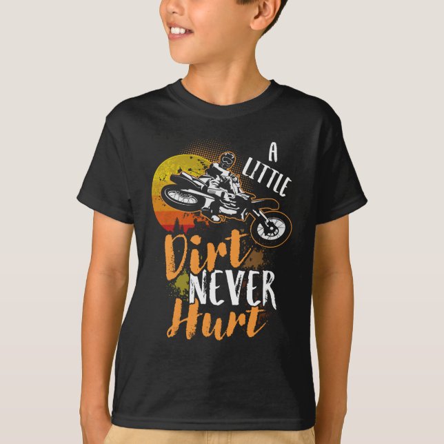Cooles Dirt Bike Motocross Lust auf ein wenig Schm T-Shirt (Vorderseite)