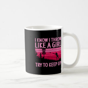 Cooles Disc-Golf-Design für Frauen Mädchen Disc Go Kaffeetasse