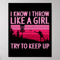 Cooles Disc-Golf-Design für Frauen Mädchen Disc Go
