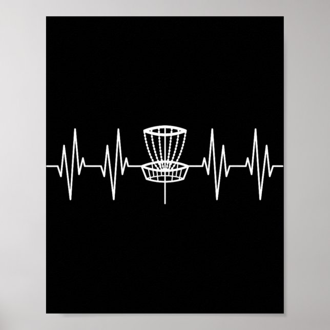 Cooles Disc-Golf-Design für Männer Frauen Disc-Gol Poster (Vorne)