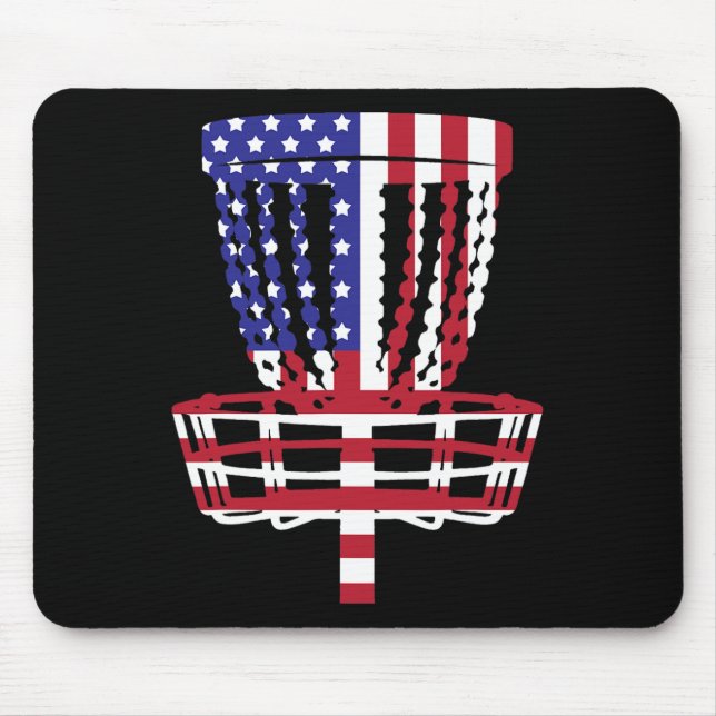 Cooles Disc-Golf-Design für Männer Frauen Kinder D Mousepad (Vorne)