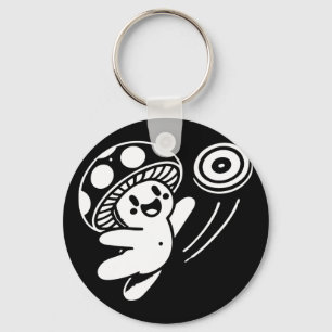 Cooles Disc-Golf-Design, Süßer Pilz Lustige Disc G Schlüsselanhänger
