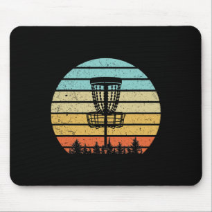 Cooles Disc-Golf-Shirt im Retro-Stil Vintage Disc Mousepad