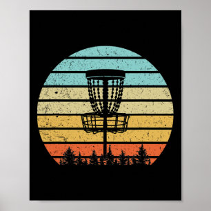 Cooles Disc-Golf-Shirt im Retro-Stil Vintage Disc Poster