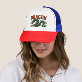 cooles Drachen-Design Truckerkappe