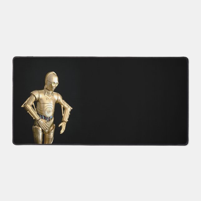 Cooles Droid Toy Fotografy Gaming Schreibtischunterlage (Vorderseite)