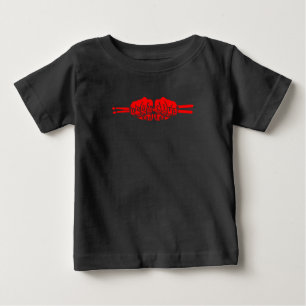 Cooles Drummen für Drummer Baby T-shirt