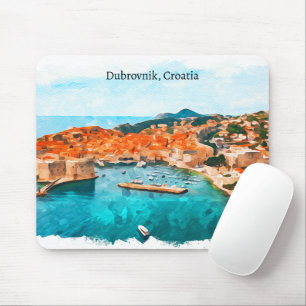 Cooles Dubrovnik Kroatien Adria Küste Panorama Aus Mousepad