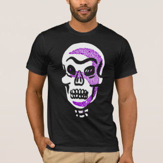 Cooles Dunkles Schädel T-Shirt