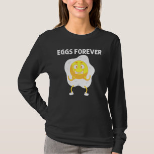 Cooles Ei für Männer - gebratenes, gebackenes Prot T-Shirt