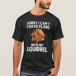 Cooles Eichhörnchen für Männer Chipmunk Zookeeper T-Shirt