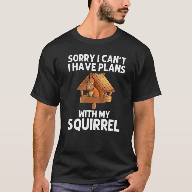 Cooles Eichhörnchen für Männer Chipmunk Zookeeper  T-Shirt (Vorderseite)