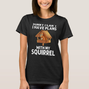 Cooles Eichhörnchen für Männer Chipmunk Zookeeper T-Shirt