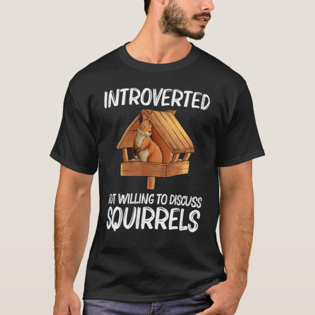 Cooles Eichhörnchen für Männer Chipmunk Zookeeper  T-Shirt (Vorderseite)