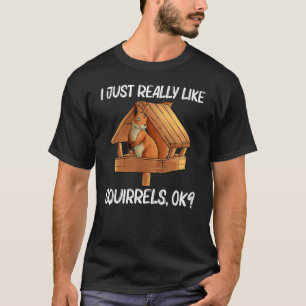 Cooles Eichhörnchen für Männer Chipmunk Zookeeper T-Shirt