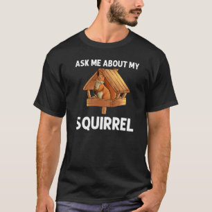 Cooles Eichhörnchen für Männer Chipmunk Zookeeper T-Shirt