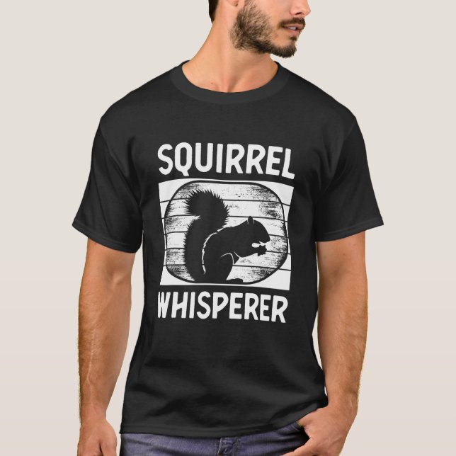 Cooles Eichhörnchen Whisperer Art Men Rodent Squir T-Shirt (Vorderseite)