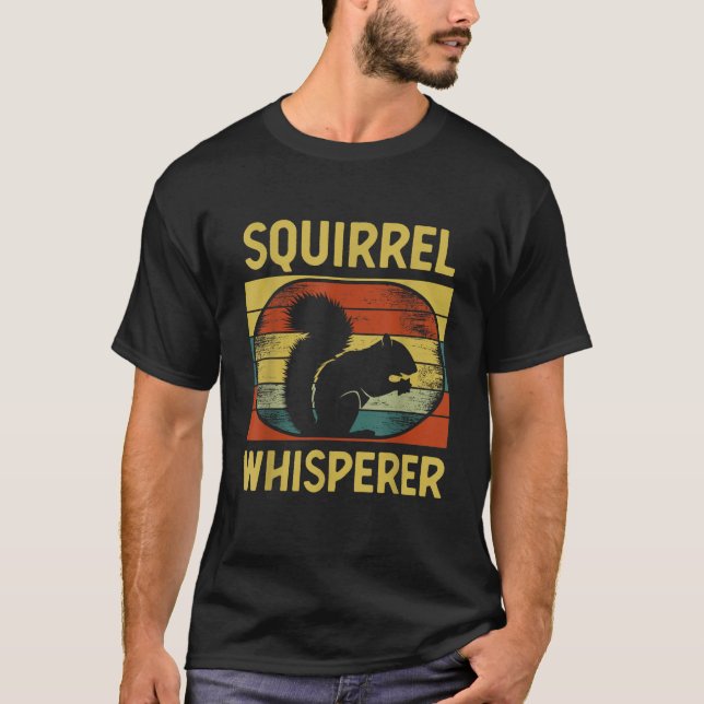 Cooles Eichhörnchen Whisperer Art Men Rodent Squir T-Shirt (Vorderseite)