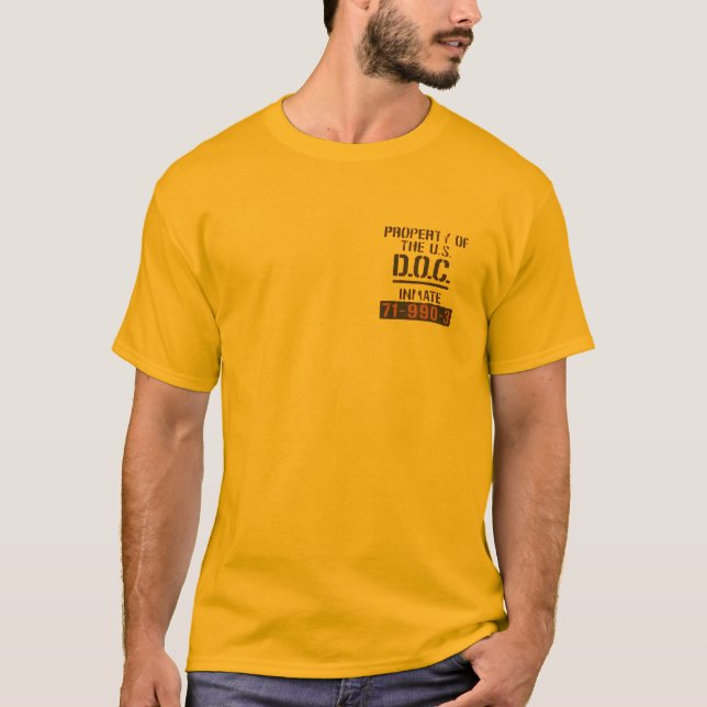 Cooles Eigentum des bundesstaatlichen Gefängnisses T-Shirt (Vorderseite)