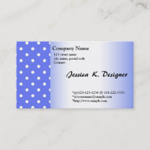 cooles, einfaches, elegantes blaues Polka-Dots-Ges