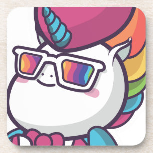 Cooles Einhorn Getränkeuntersetzer