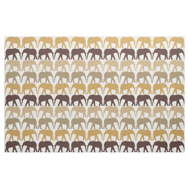 Cooles Elefantenmuster Stoff (Fat Quarter (45,7 x 55,9 cm))