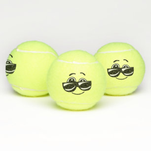 Cooles Emoji Tennisbälle